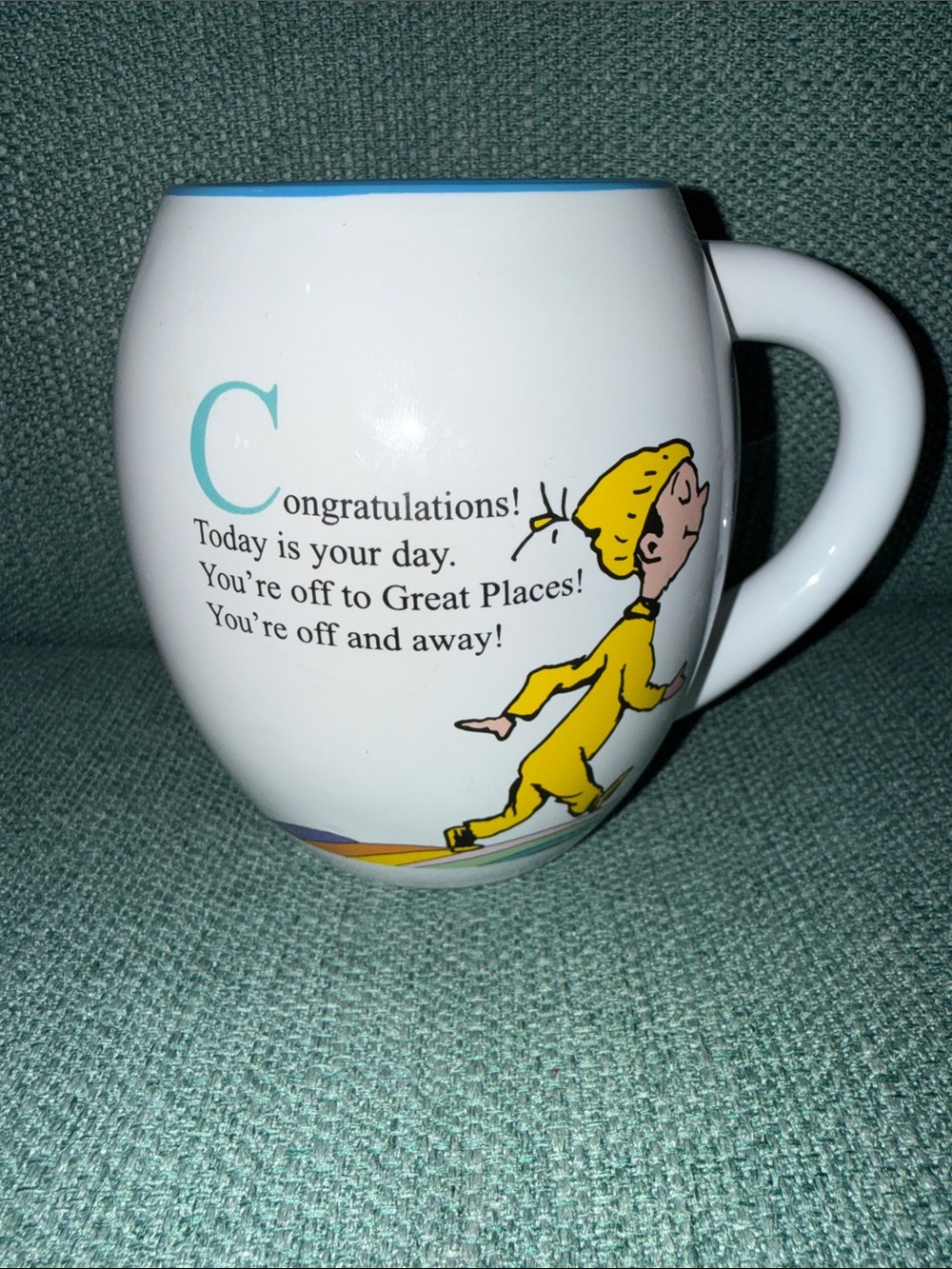 Dr. Seuss "Congratulations! Today Is Your Day!16oz Ceramic Mug 2018 🔥 G3